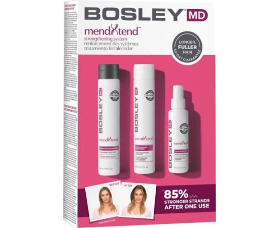 BOSLEY MD_SET MendxTend szampon do włosów 150ml + odżywka do włosów 150ml + spray 100ml