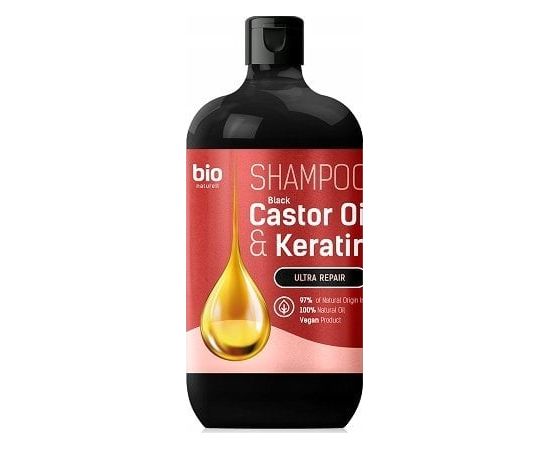 BIO NATURELL_Shampoo Ultra Repair szampon do włosów Castor Oil & Keratin 946ml