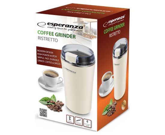 Esperanza EKC008W Coffee Grinder White 160 W