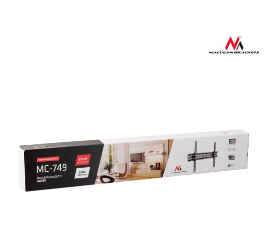 Maclean MC-749 LCD LED Plasma TV Mount Wall Mount Slim Max. Vesa 600x400 (37-70" 35kg)