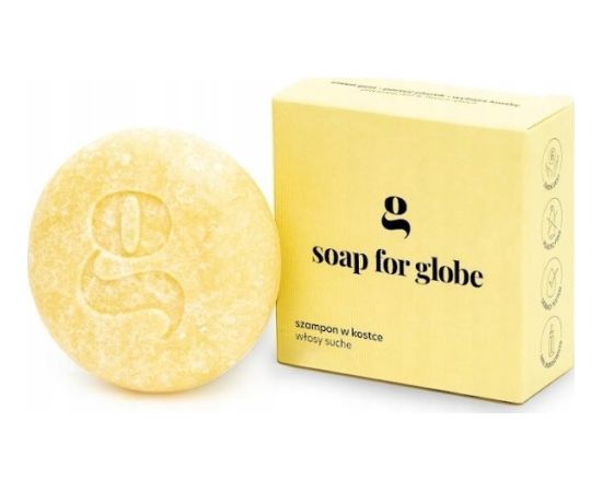 SOAP FOR GLOBE_Szampon w kostce Włosy Suche 80g