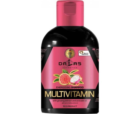 DALAS_Multivitamin Shampoo szampon do włosów matowych i osłabionych 1000g