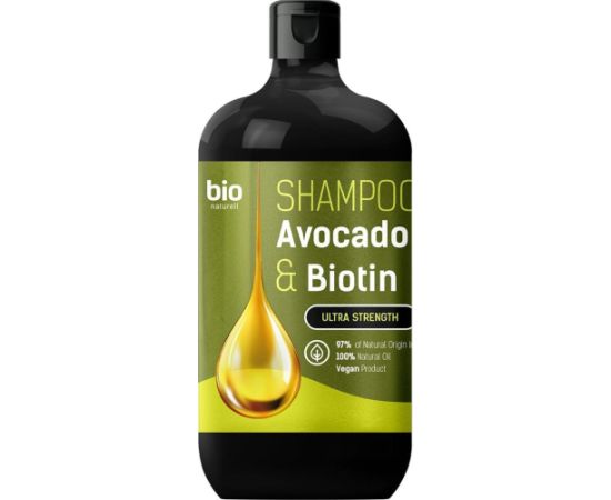 BIO NATURELL_Shampoo Ultra Strenght szampon do włosów Avocado & Biotin 946ml