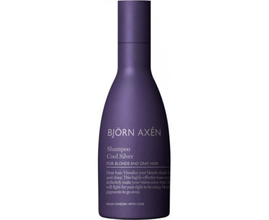 BJORN AXEN_Cool Silver Shampoo szampon do włosów blond redukujący miedziany kolor 250ml