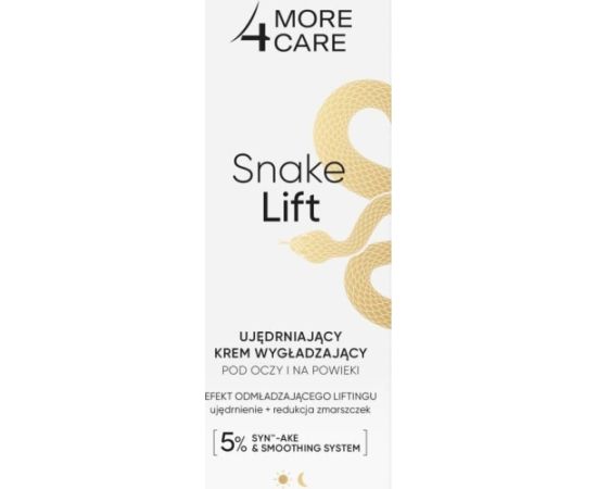 MORE4CARE_Snake Lift ujędrniający krem wygładzający pod oczy i na powieki 35ml