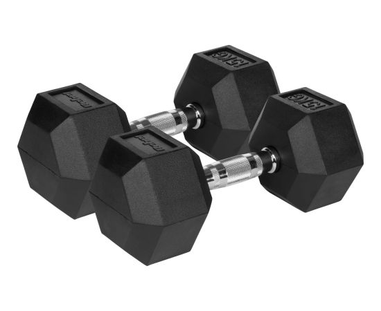 Rebel Hantle żeliwne gumowane HEX 2x15 kg REBEL ACTIVE