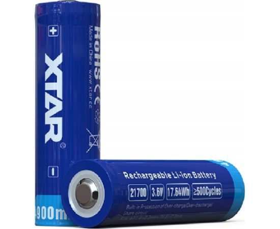 Xtar Akumulator Xtar 21700 3,7V Li-ion 4900mAh z zabezpieczeniem - 1 sztuka