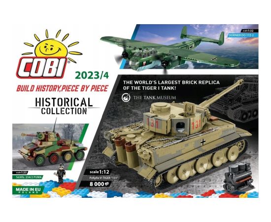 Cobi Klocki Historical Collection WWII Panzer III Ausf. J 590 klocków