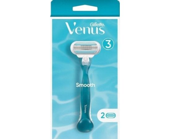 Gillette Gillette for Women Venus Rasierer Smooth, inkl. 2 Klingen langlebiges Klingendesign, 3 Klingen, ergonomisches - 1 Stück (8001090585752)