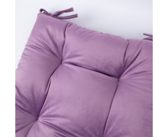 Chair cushion VELVET 2, 40x40cm, purple