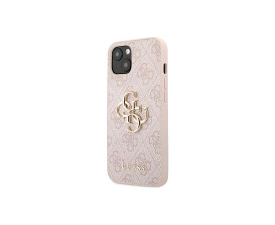 Guess -  Guess PU 4G Metal Logo Case for iPhone 13 Pink