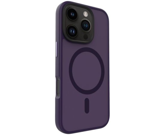 Evelatus Apple  iPhone 16 Pro Hybird Case With Magsafe PC+TPU Purple