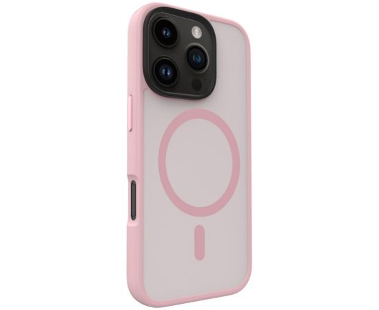 Evelatus Apple  iPhone 16 Pro Hybird Case With Magsafe PC+TPU Pink