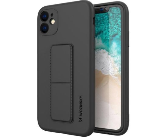 Wozinsky   Wozinsky Kickstand Case Silicone Stand Cover for Samsung Galaxy A11 / M11 black