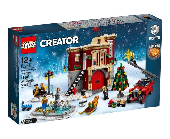 LEGO Creator Expert Ziemas ciemata ugunsdzēsēju depo 1026