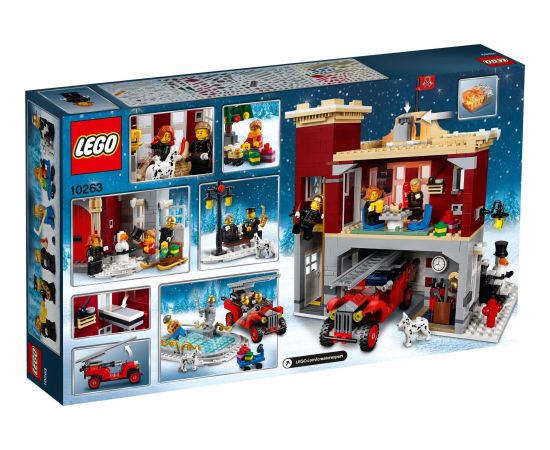 LEGO Creator Expert Ziemas ciemata ugunsdzēsēju depo 1026