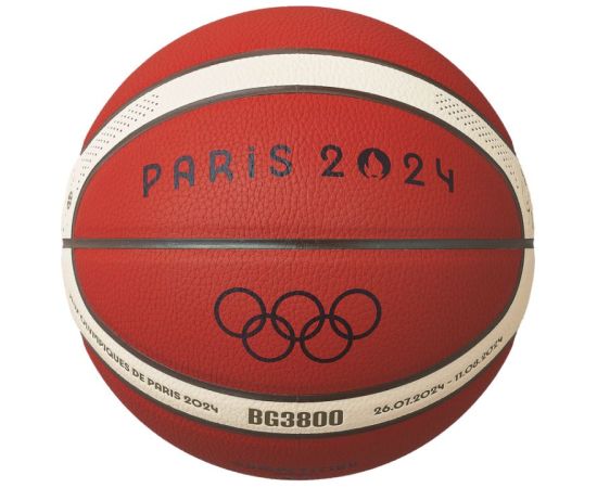 Basketbola bumba Molten Olympic Games Paris 2024 B7G3800-2-S4F