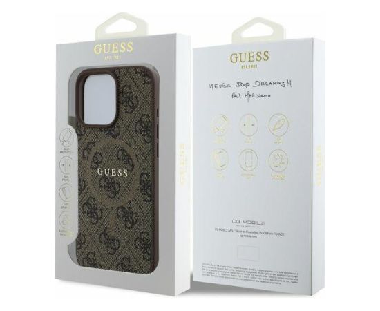 Guess GUHMP16XG4GFRW Aizmugurējais Apvalks priekš Apple iPhone 16 Pro Max