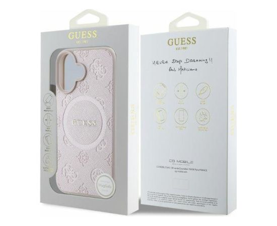 Guess GUHMP16SPSAPSMEP Чехол для Apple iPhone 16