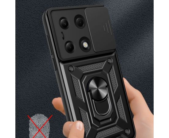 TECH-PROTECT CAMSHIELD PRO XIAOMI REDMI NOTE 13 PRO 5G | POCO X6 5G ЧЕРНЫЙ