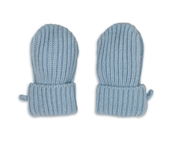 Lodger Mittens Merino vilnas bērnu cimdiņi, Blue Fogg, 0-12m - MTM 110_0-12