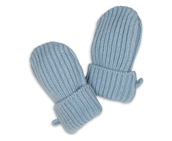 Lodger Mittens Merino vilnas bērnu cimdiņi, Blue Fogg, 0-12m - MTM 110_0-12