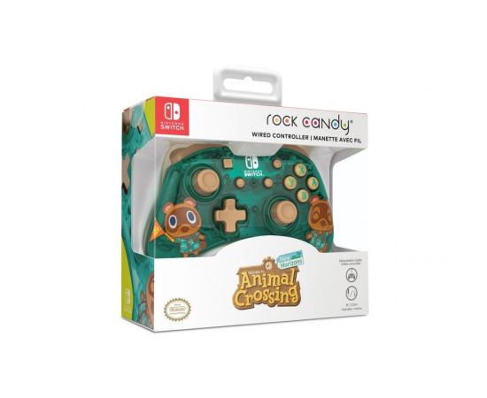 PDP Rock Candy Mini Animal Crossing ar vadu kontrolieris paredzēts Nintendo Switch (500-181-EU-TTM)