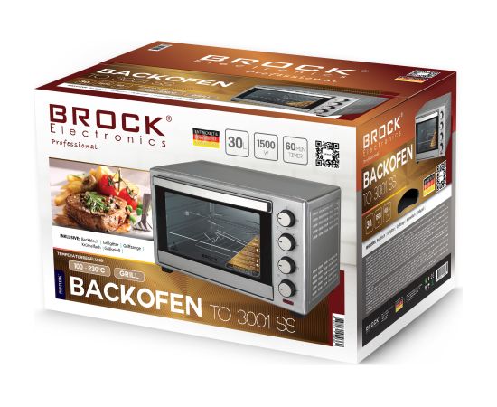 BROCK  Электрическая печь, 30л, 1600 Вт