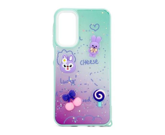 iLike Samsung  Galaxy A15 EPOXY CARTOON COVER Mint