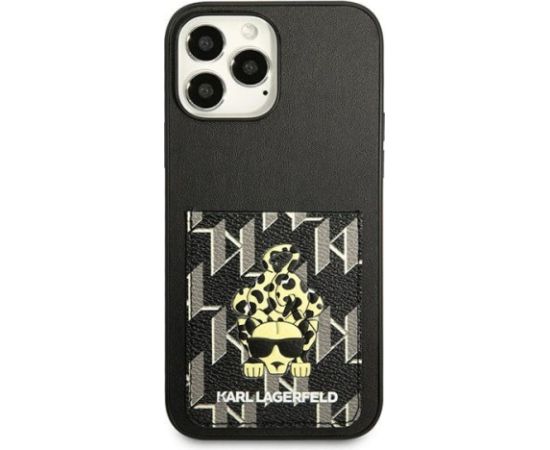 Karl Lagerfeld KLHCP13XCANCNK iPhone 13 Pro Max 6,7" hardcase czarny|black Karlimals Cardslot