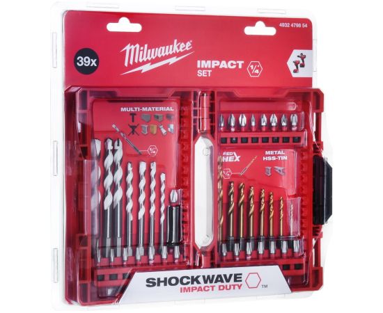 39pc drill and impact bit set 4932479854 MILWAUKEE