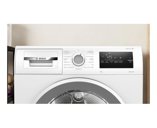 BOSCH WTH85077PL Series 4 Heat Pump Washer Dryer 8kg White