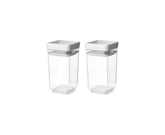 BRABANTIA uzglabāšanas kārbu komplekts Tasty+, 2 gab., 0.15 L, Light Grey - 230585