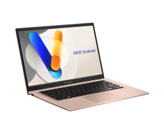 Notebook ASUS VivoBook Series X1404VA CPU  Core i5 i5-1335U 1300 MHz 14" 1920x1080 RAM 16GB DDR4 SSD 512GB Intel Iris X? Graphics Integrated ENG NumberPad Windows 11 Home Pink 1.4 kg 90NB10I9-M00L60