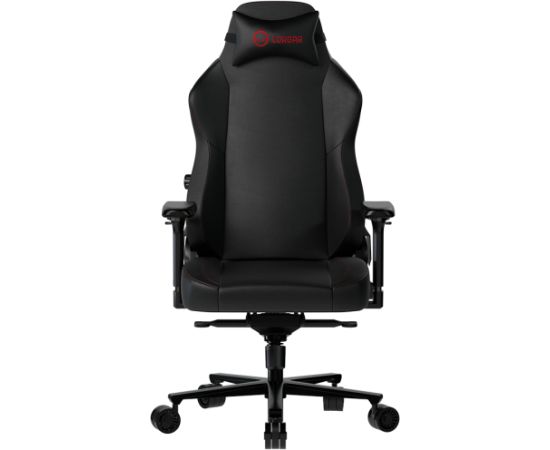 LORGAR Embrace 533, Gaming chair, PU eco-leather, 1.8 mm metal frame, multiblock mechanism, 4D armrests, 5 Star aluminium base, Class-4 gas lift, 75mm PU casters, Black