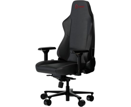 LORGAR Embrace 533, Gaming chair, PU eco-leather, 1.8 mm metal frame, multiblock mechanism, 4D armrests, 5 Star aluminium base, Class-4 gas lift, 75mm PU casters, Black