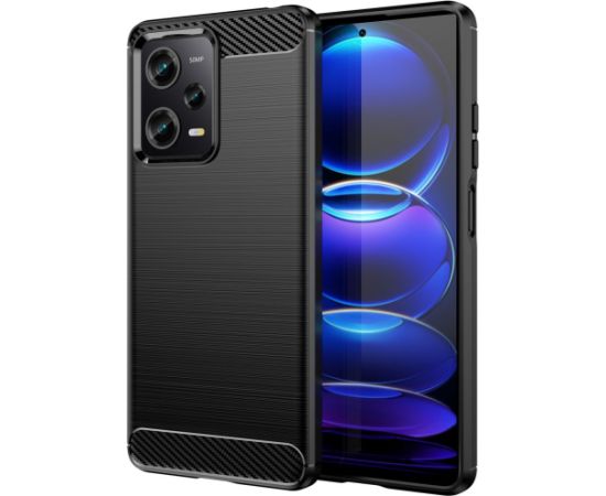 Hurtel -  Carbon Case Xiaomi Poco X5 Pro 5G flexible silicone carbon cover black