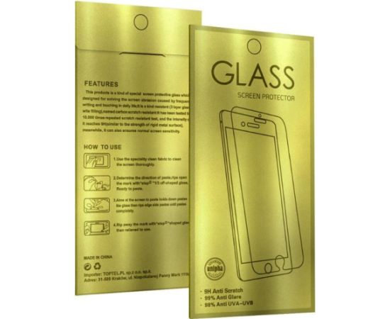 iLike Samsung  GALAXY A34 5G GOLD TEMPERED GLASS