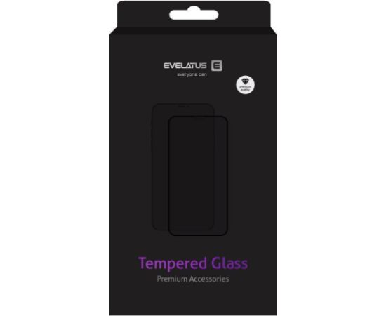 Evelatus Samsung  A20 / A30/ A50 0.33 Flat Clear Glass Japan Glue Anti-Static