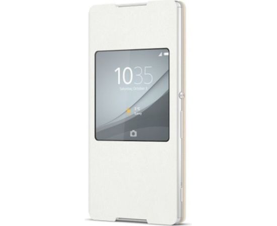 Sony   Flip cover for XPERIA Z3+ SCR 30 White