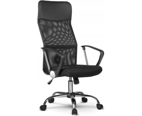 Top E Shop Topeshop KRZESŁO NEMO CZARNE office/computer chair Padded seat Mesh backrest