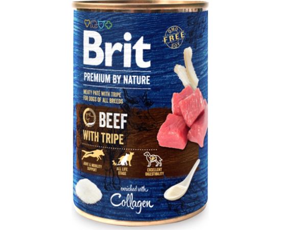 BRIT Premium by Nature Beef with Tripe - Wet dog food - 400 g