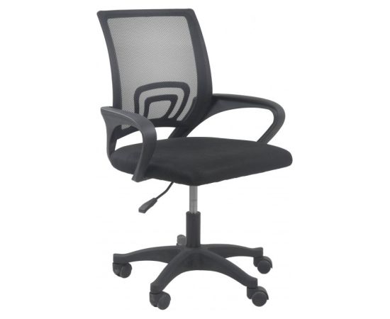 Top E Shop Topeshop FOTEL MORIS CZERŃ office/computer chair Padded seat Mesh backrest