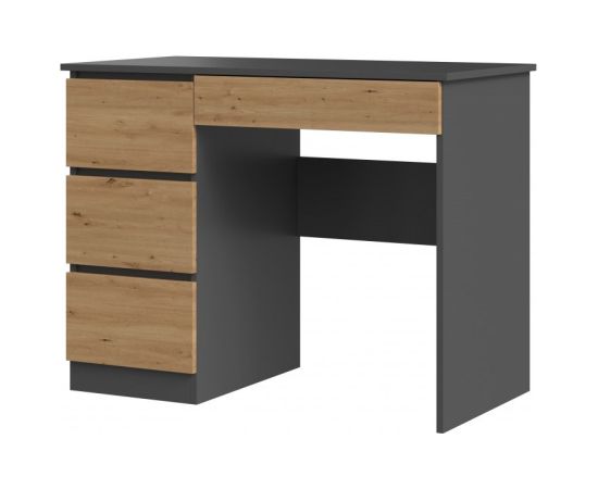 Top E Shop Desk MIJAS LEFT 98x51x76 cm Anthracite/Artisan