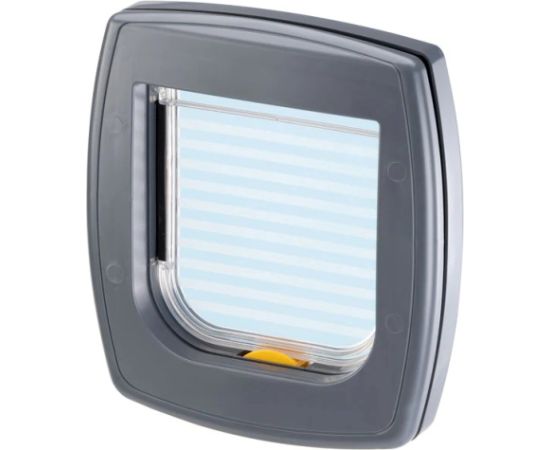 FERPLAST Swing 1 grey - dog and cat door - 21,5 x 5 x 24cm