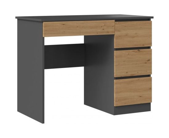 Top E Shop Desk MIJAS RIGHT 98x51x76 cm Anthracite/Artisan