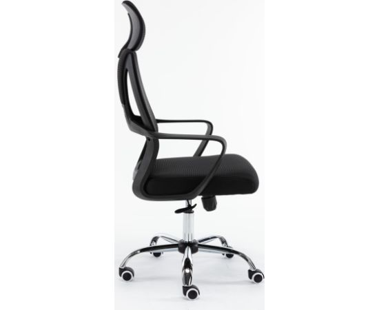 Top E Shop Topeshop FOTEL NIGEL CZERŃ office/computer chair Padded seat Mesh backrest