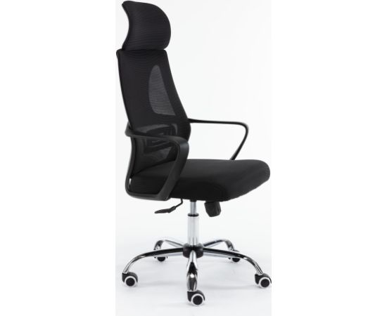 Top E Shop Topeshop FOTEL NIGEL CZERŃ office/computer chair Padded seat Mesh backrest