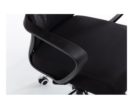 Top E Shop Topeshop FOTEL NIGEL CZERŃ office/computer chair Padded seat Mesh backrest