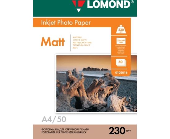 Lomond Photo Inkjet Paper Matte 230 g/m2 A4, 50 sheets